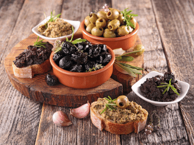 Tapenade noire ou verte