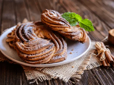 Kringle à la cannelle - brioche tressée