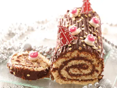 Bûche de Noël au chocolat
