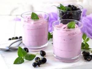 Mousse de groseilles