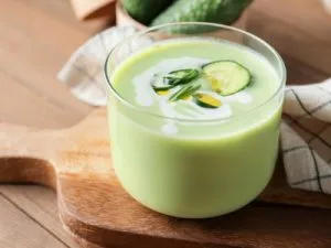 Soupe froide Pomme-Concombre